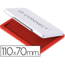 ALMOFADA PARA CARIMBO Q-CONNECT 110x70 MM VERMELHO