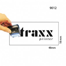 Carimbo Traxx Autotintavel Mod 9012 18x48mm Corpo Preto Carimbo Traxx Autotintavel Mod 9012 18x48mm Corpo Preto