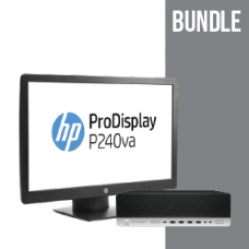 BUNDLE - HP - PC HP 800G3ED + Monitor HP P240va