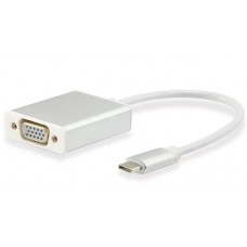 Adaptador EQUIP USB C Male to HD15 VGA Female - 133451